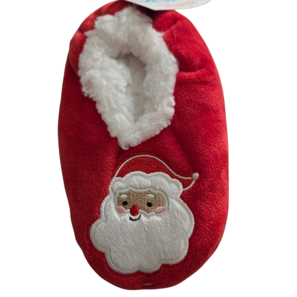 Carter's Red Santa Kids Slippers - Size 4-5T - NWT